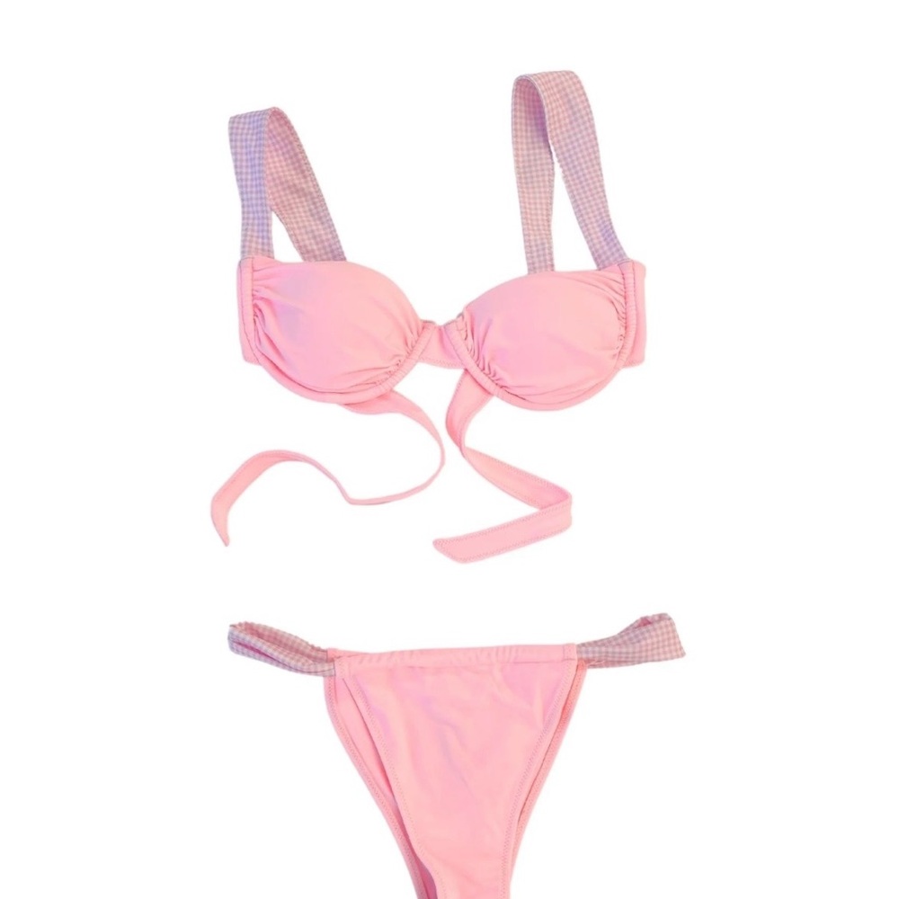 Strawberry Milk Mob Ballerina Bikini Set